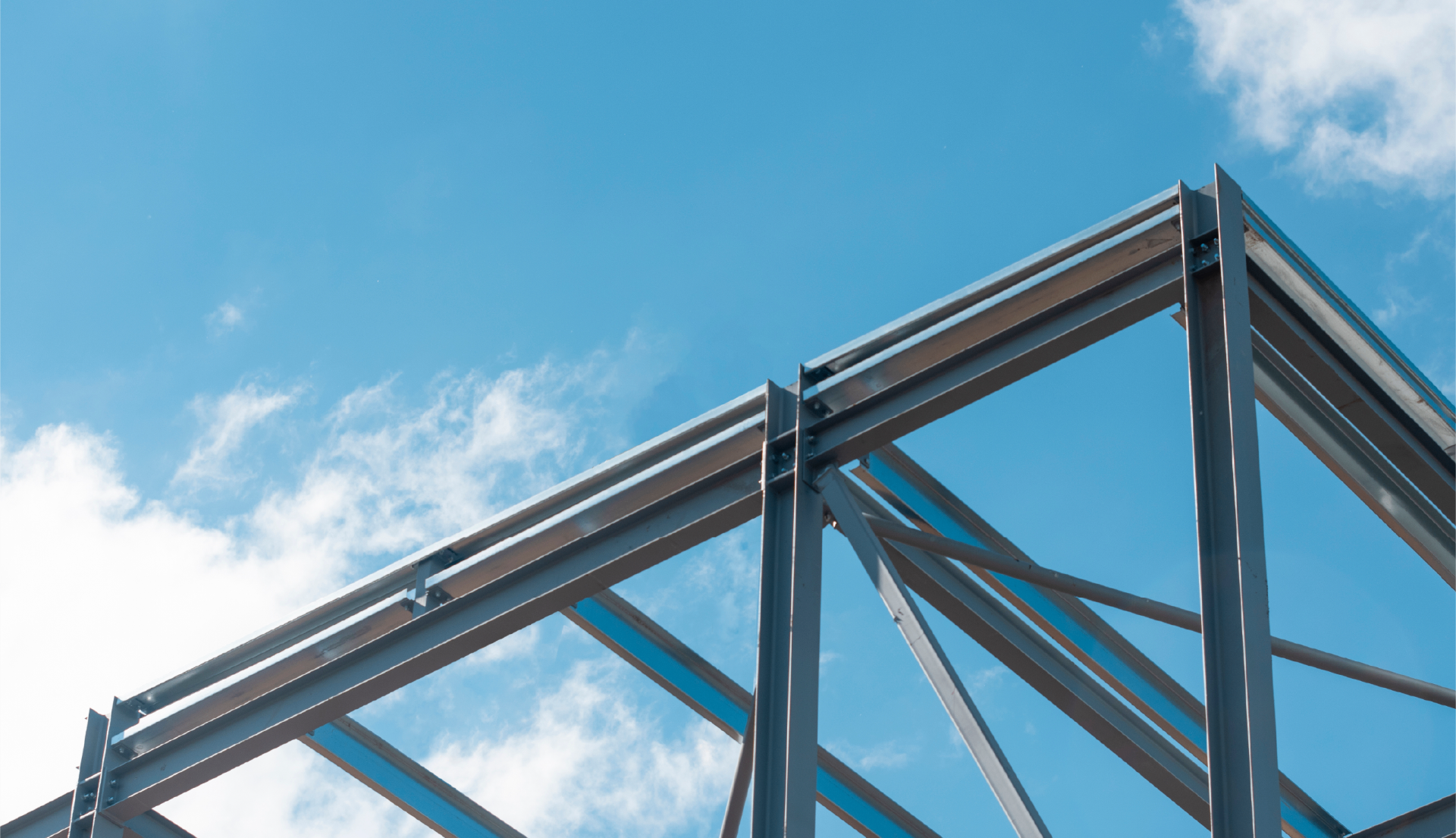 Steel framework construction